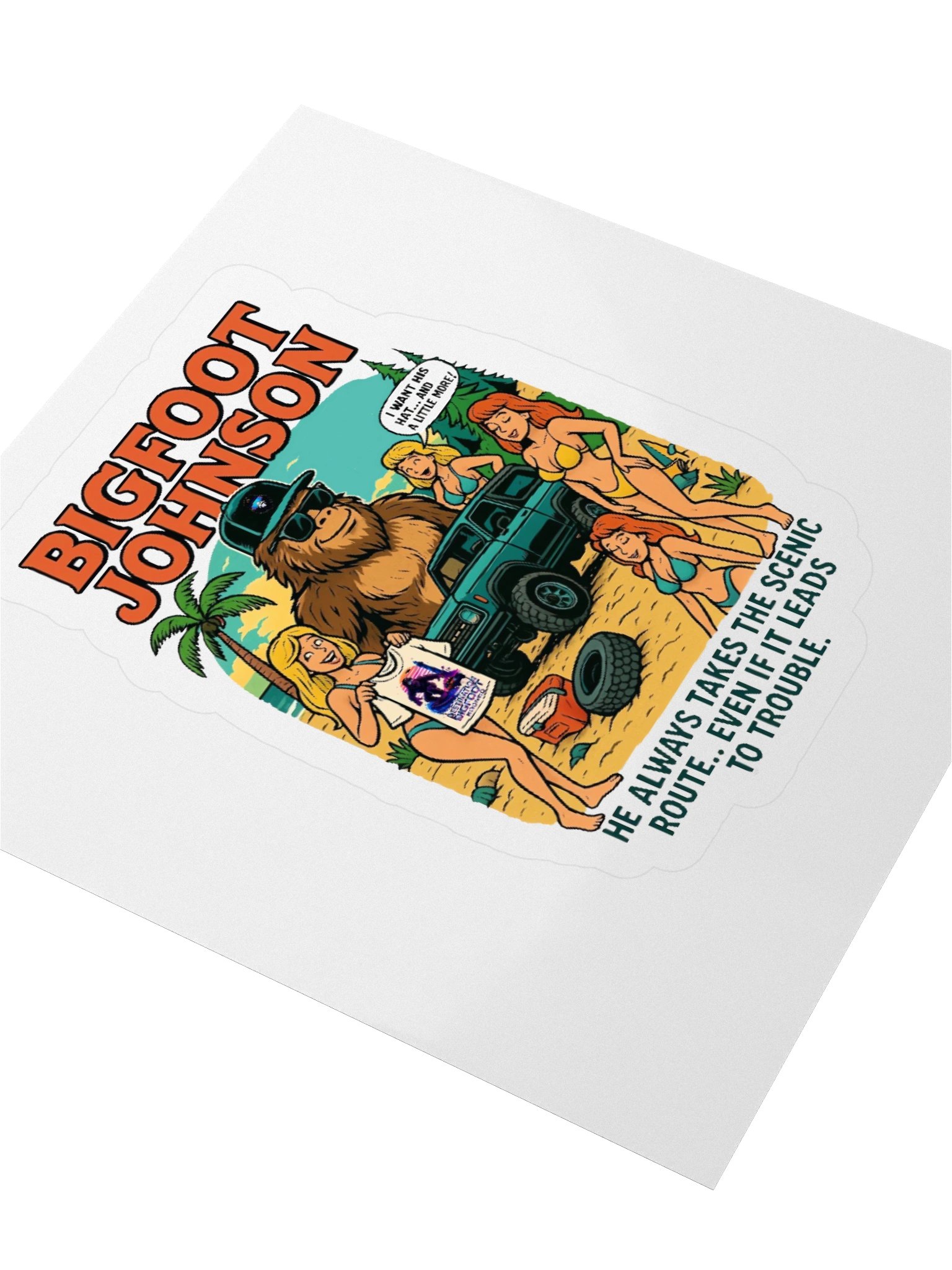 Destination Bigfoot Bronco Bigfoot Johnson Scenic Route Decal (Multiple Sizes Available) product image (8)