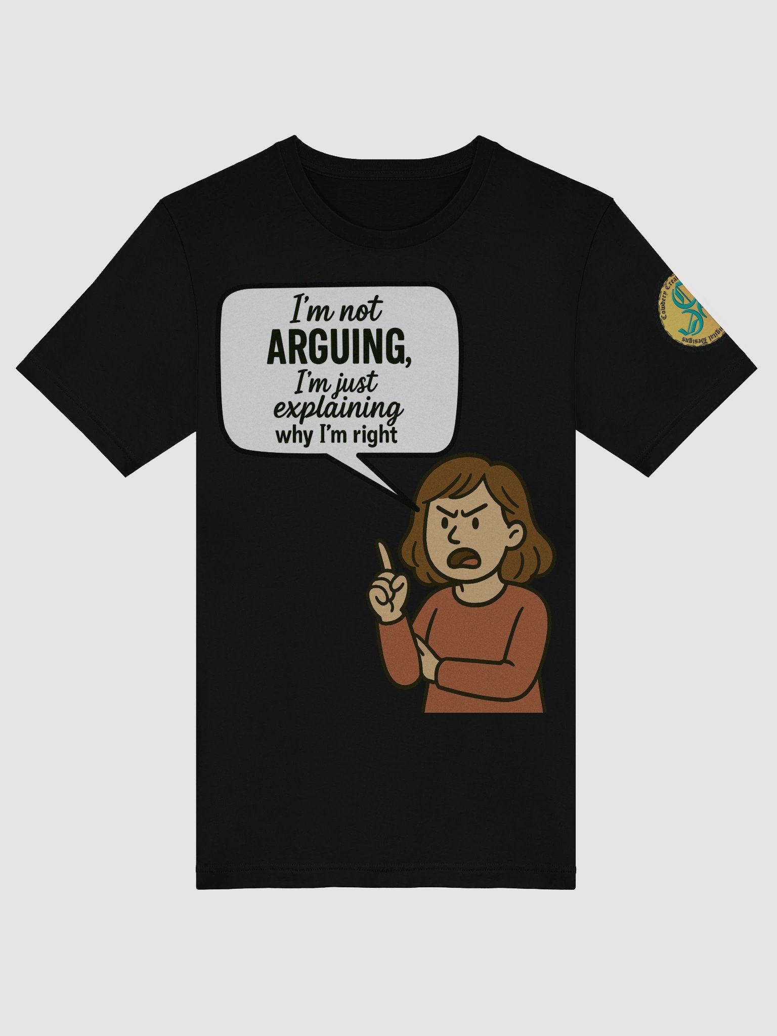 I'm not Arguing (Female) Bella+Canvas Supersoft T-Shirt Colors (1) product image (48)