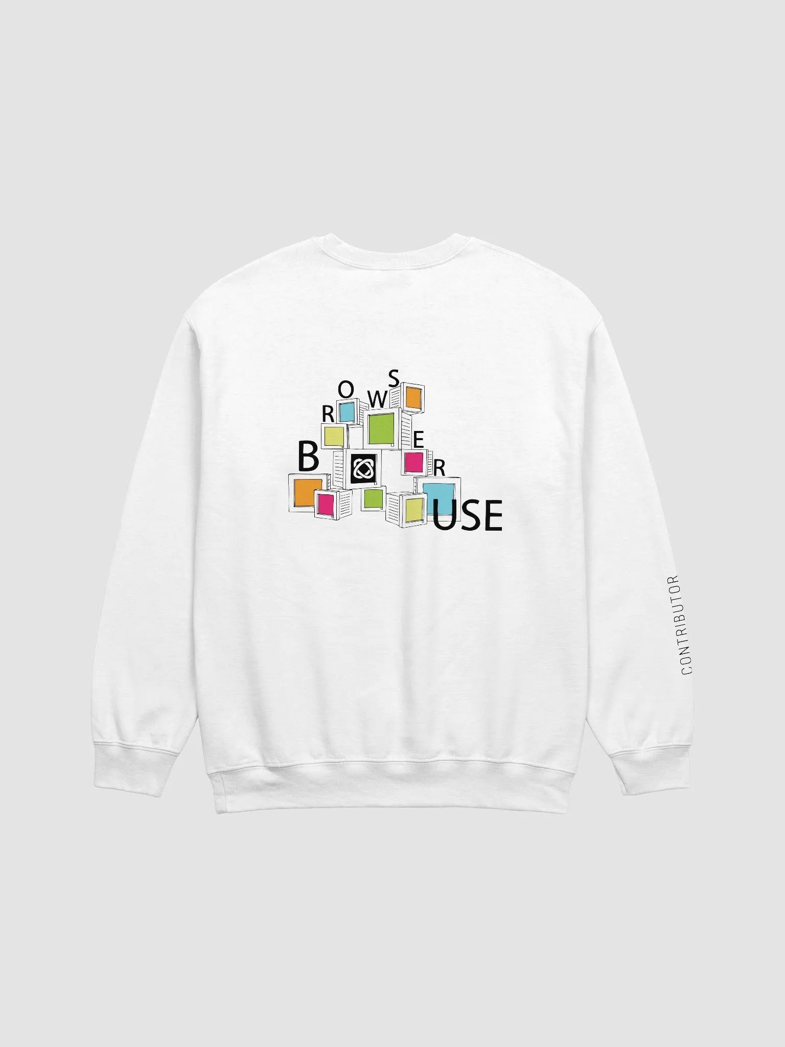 USE CREWNECK SWEATER (WHITE) product image (3)
