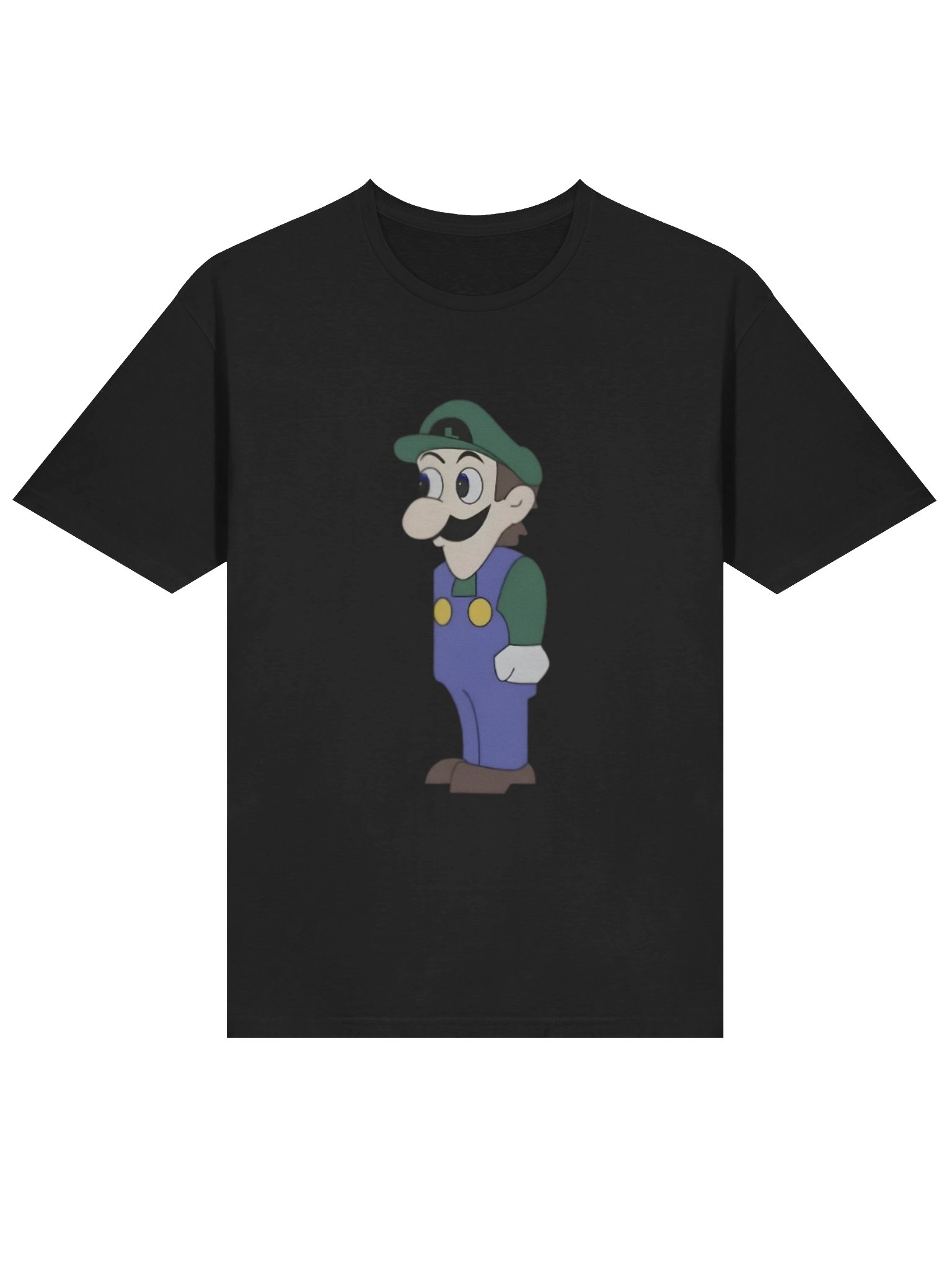 Look at the Front of My Shirt for Boobs Shirt – Luigi Meme product image (3)
