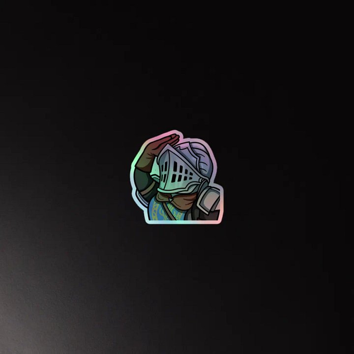 Salute Holo Sticker product image (2)
