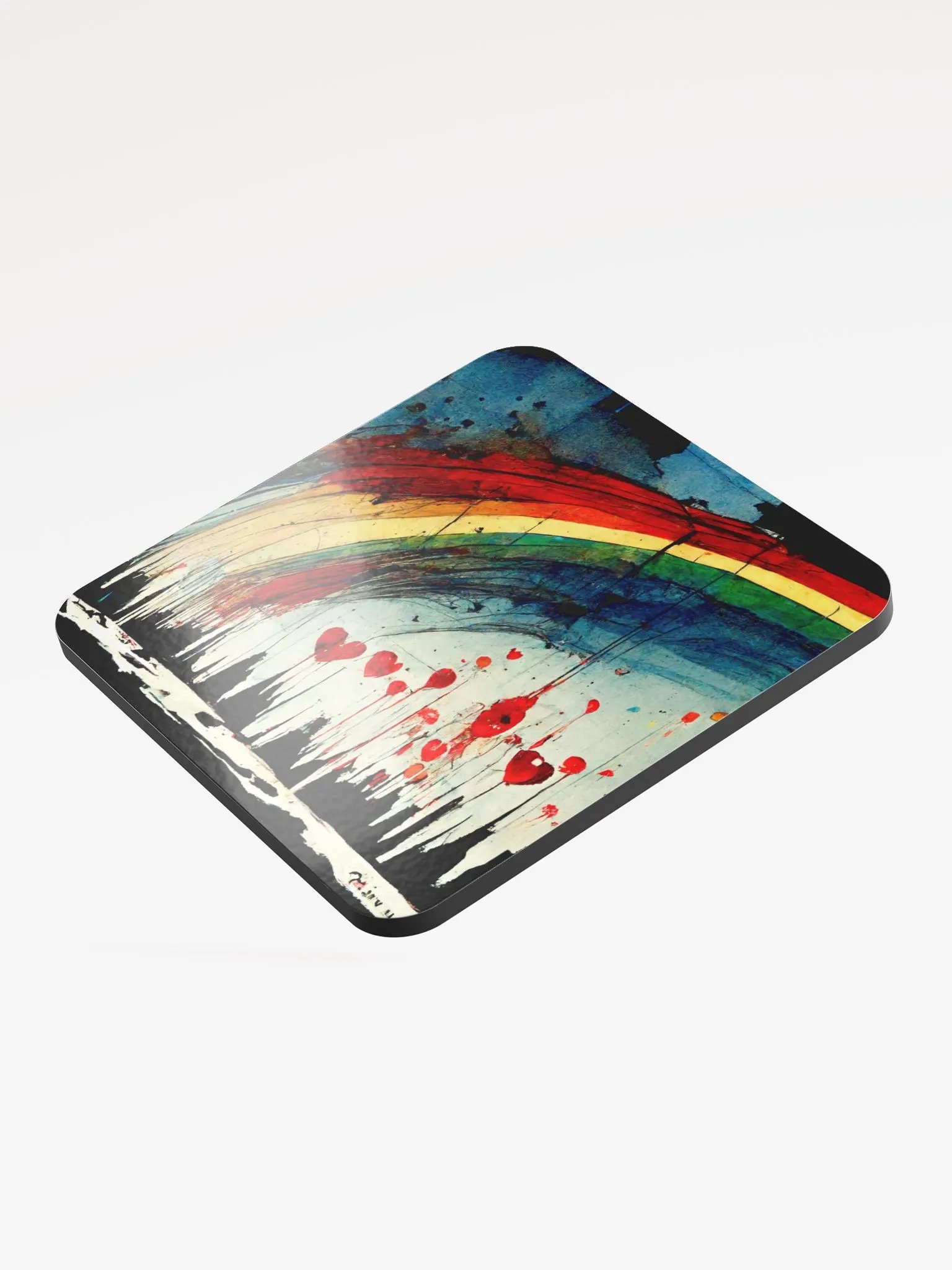 Rainbow Chaos Cork Coaster product image (3)