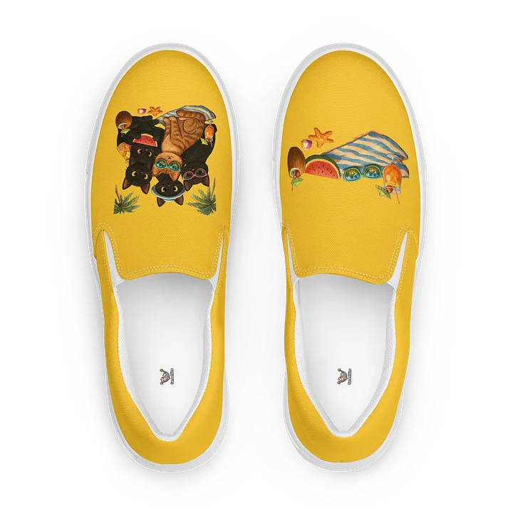 Sapphire Swirl Men's Slip-On Shoes product image (1)