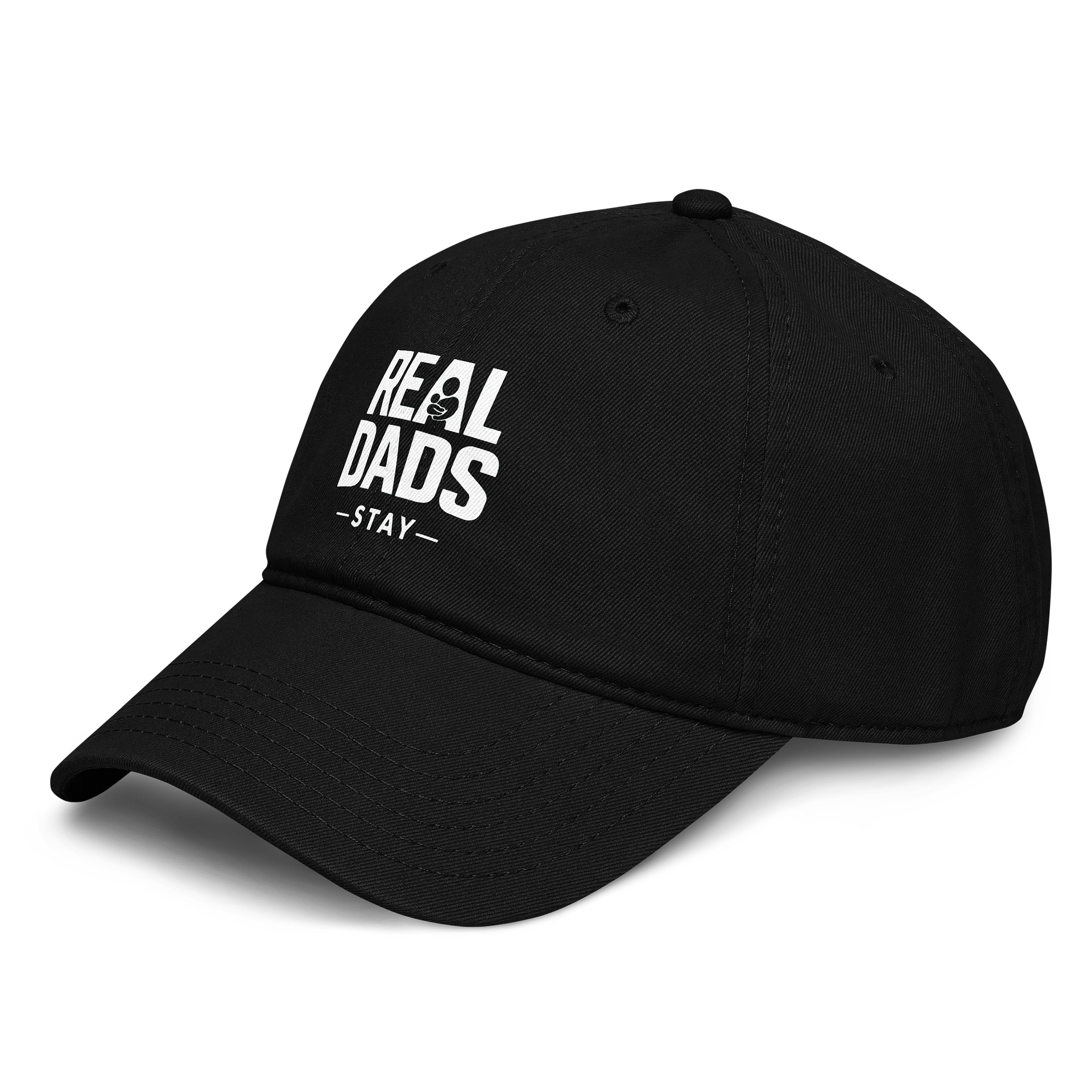 Real Dads Stay Baseball Cap product image (7)