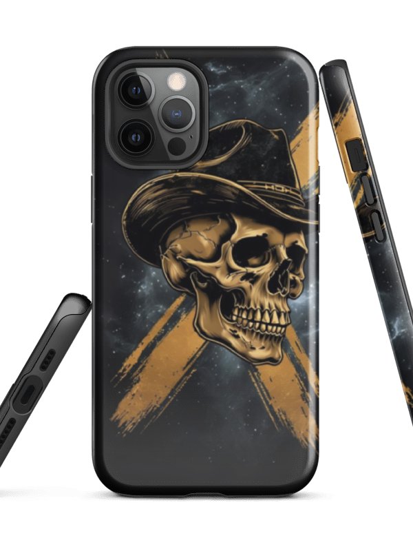 Golden Cowboy Skull Tough iPhone® Case product image (8)