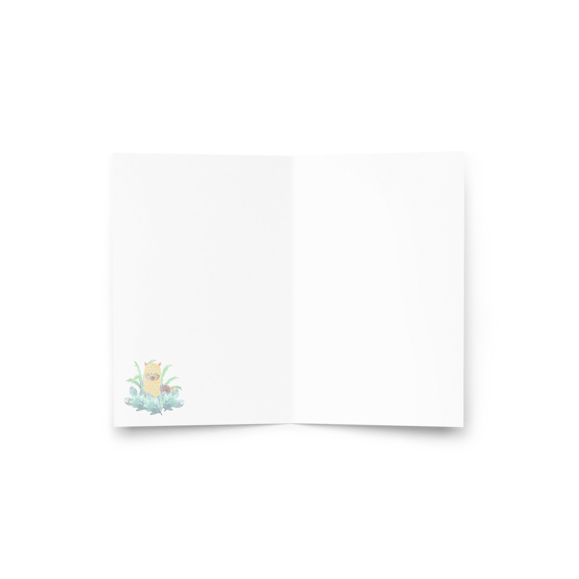 Chill Cute Llama Card product image (3)