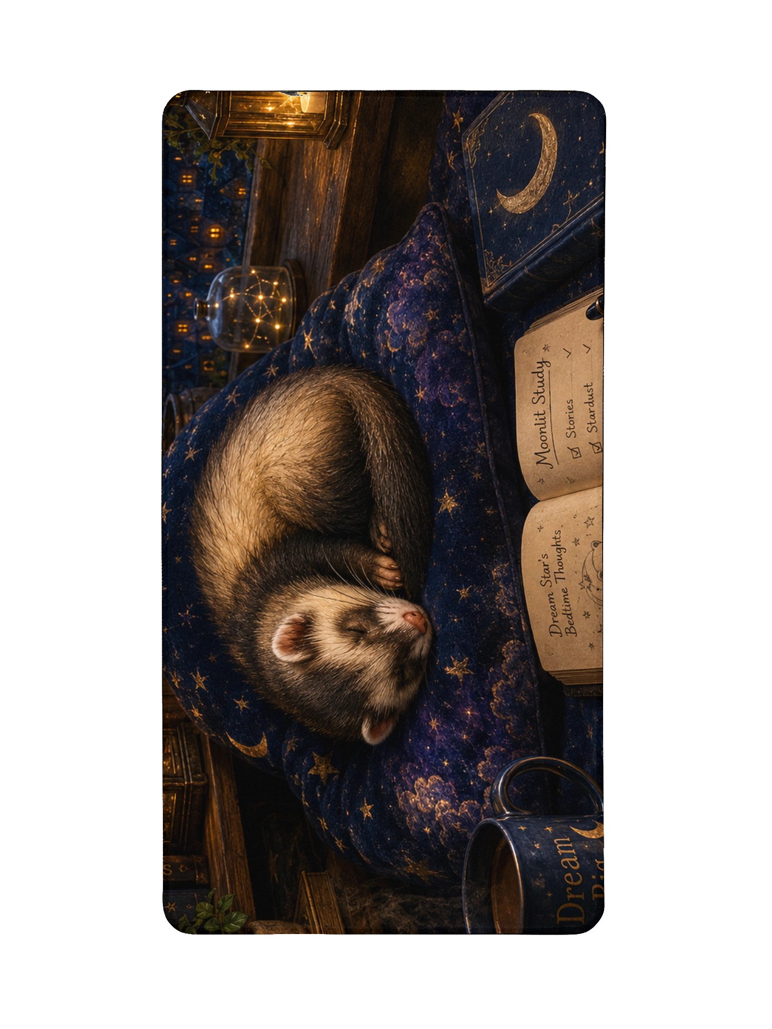 Dream Star's Moonlit Study Desk Mat product image (3)