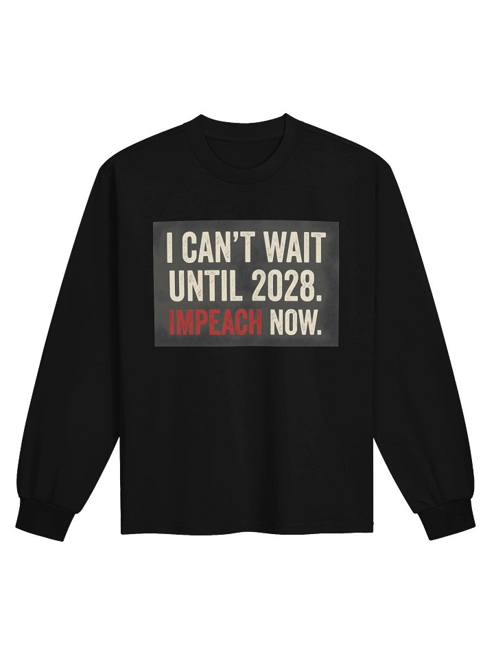 Impeach Unisex Premium Heavyweight Long Sleeve Shirt product image (1)