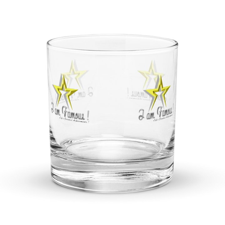 Starry-Eyed Famous Rocks Glass ( I am Famous) product image (1)