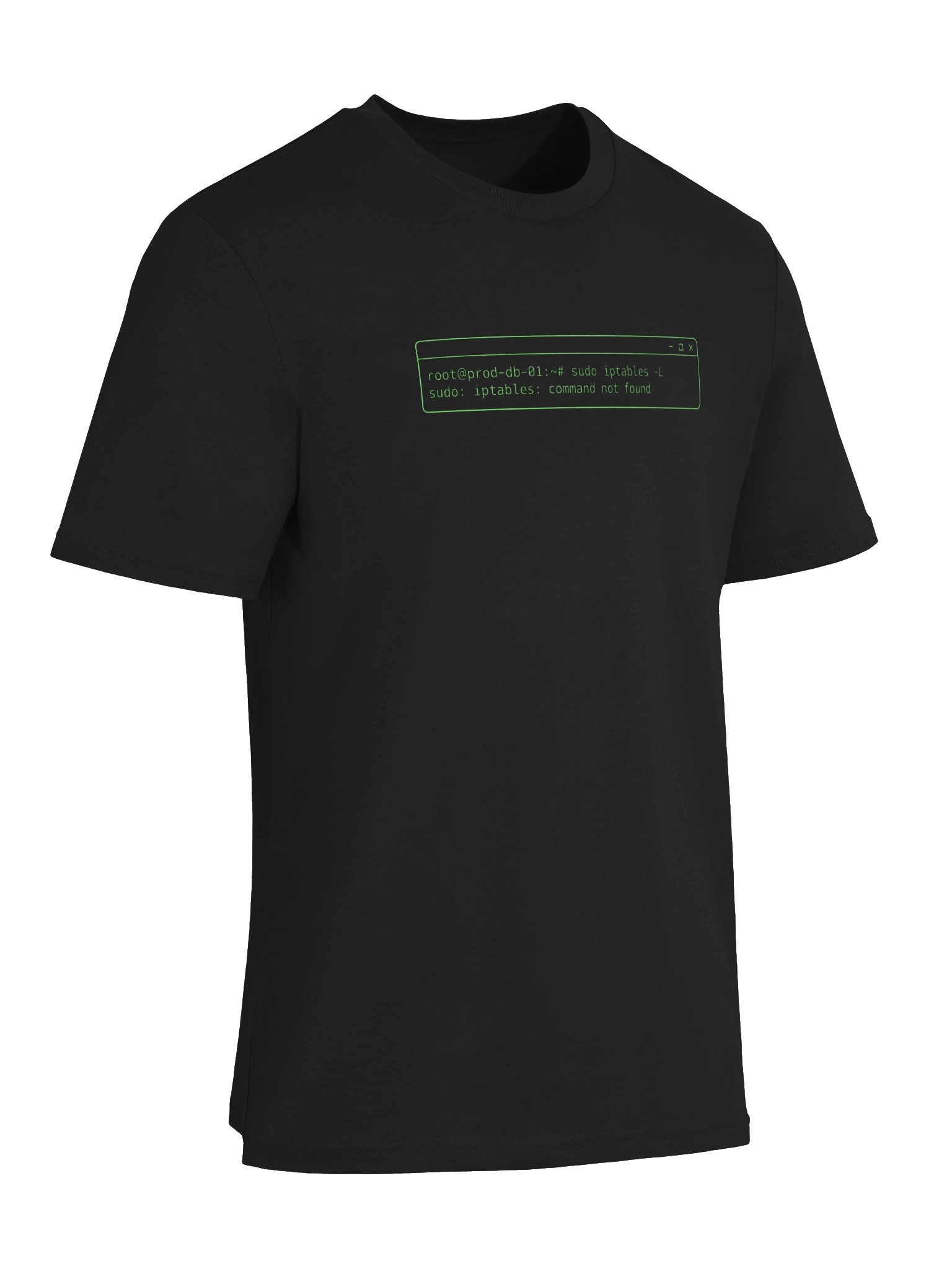 Production Firewall — Linux Sysadmin T-Shirt product image (2)