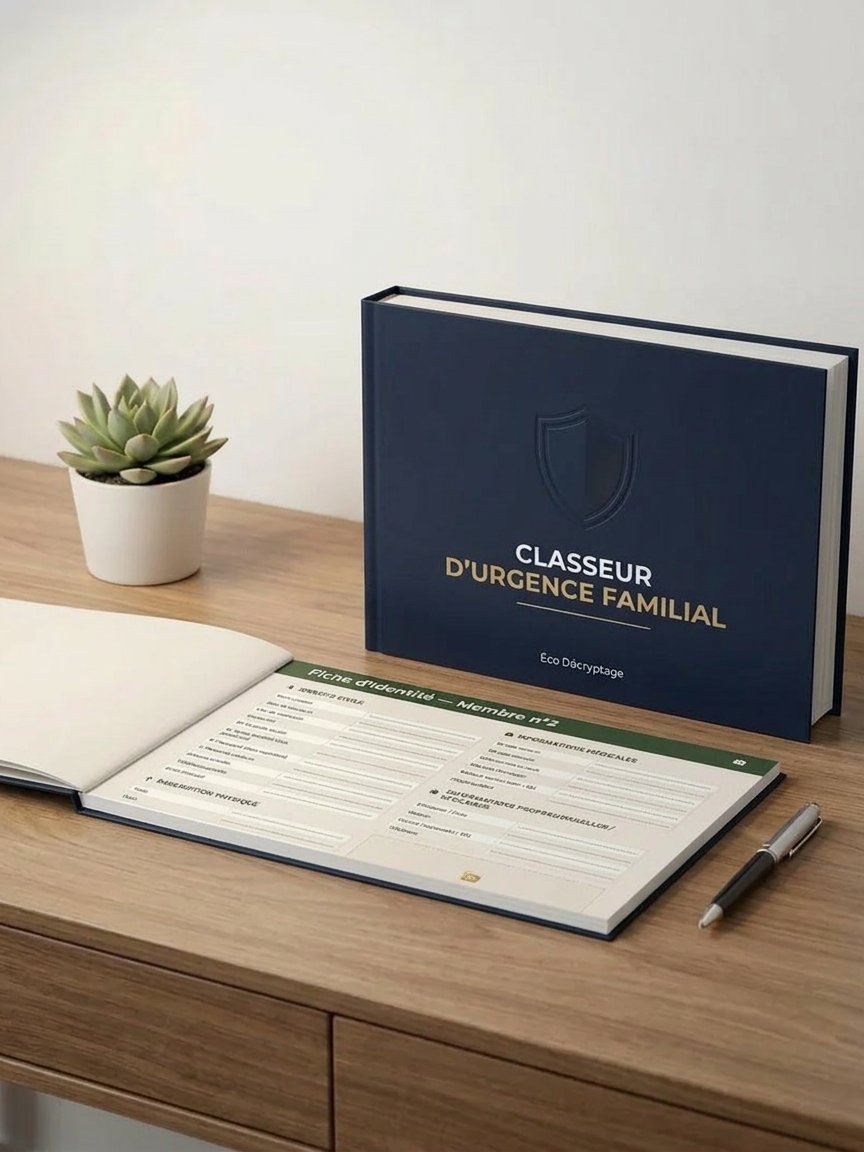 🛡️ CLASSEUR D'URGENCE FAMILIAL — Tout ce que vos proches doivent savoir, en un seul document. product image (2)
