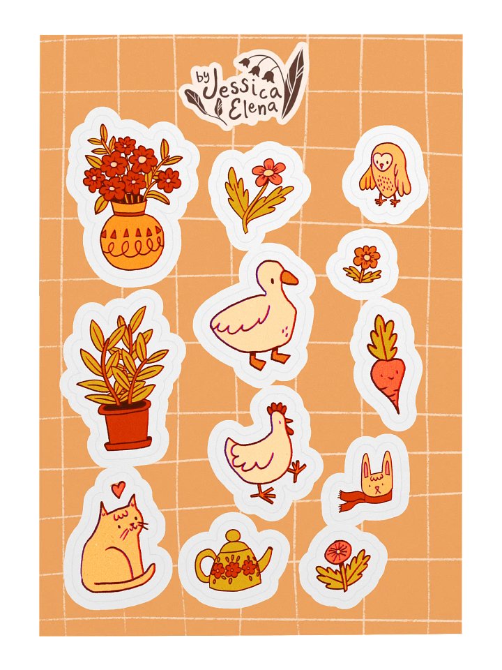 Cute & Fun Sticker Sheet product image (1)