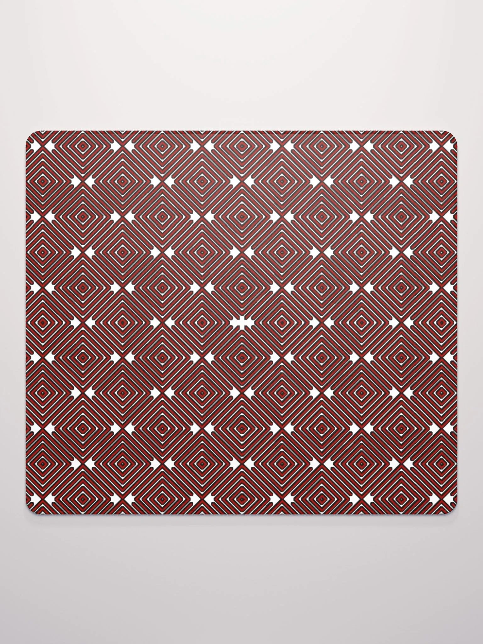 Red Entrancing pattern Mousepad product image (4)