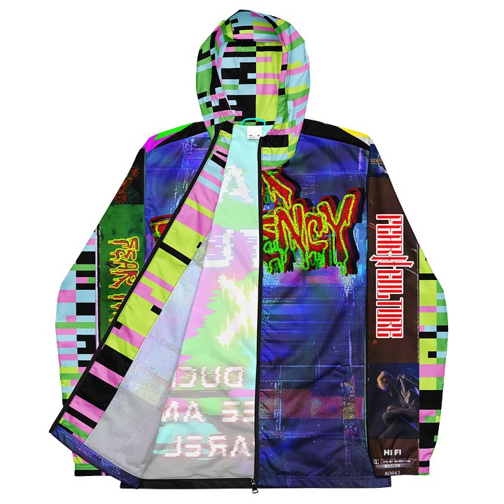 Fear Culture Fear Frequency Full Print Windbreaker product image (2)