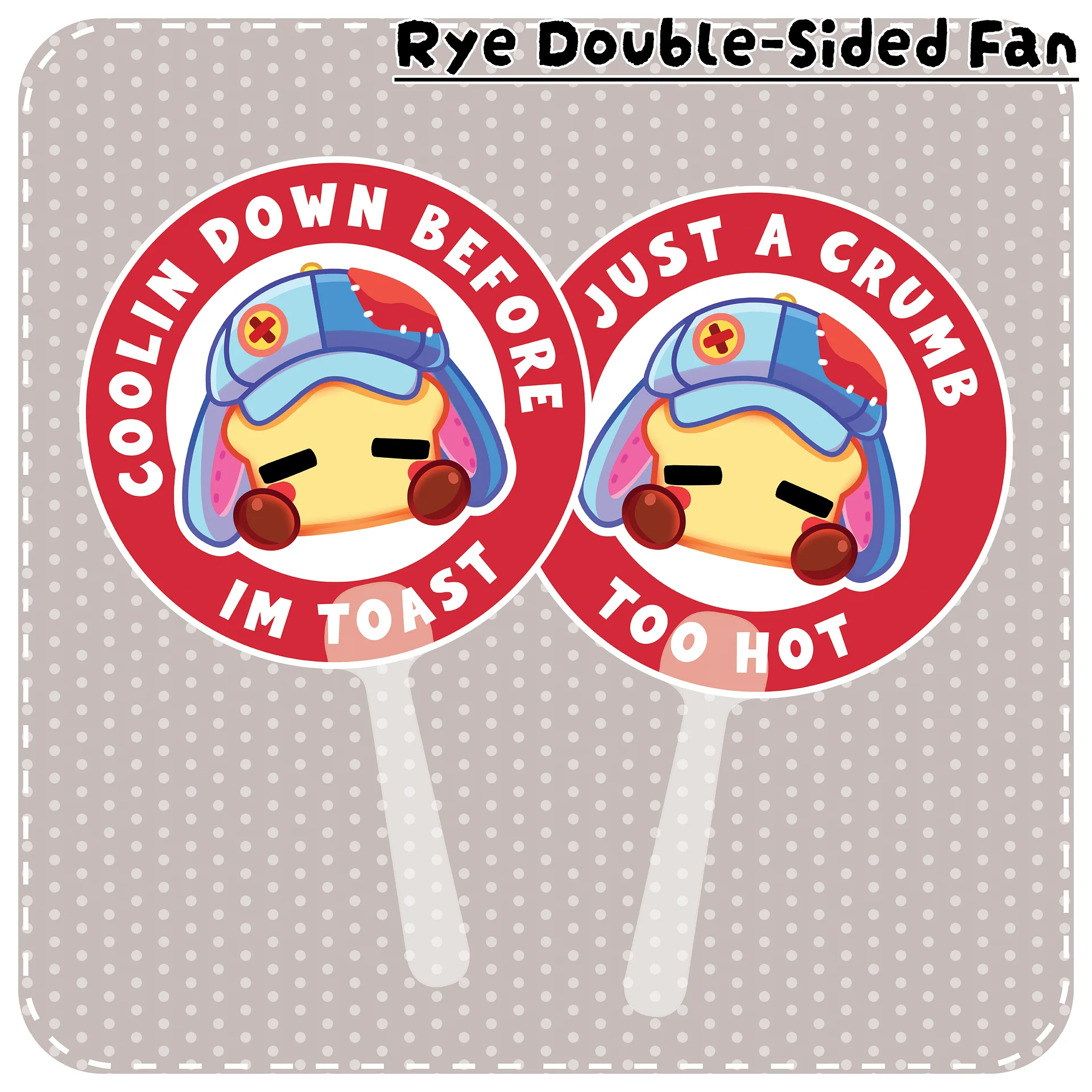 Rye Debut Hand Fan product image (3)
