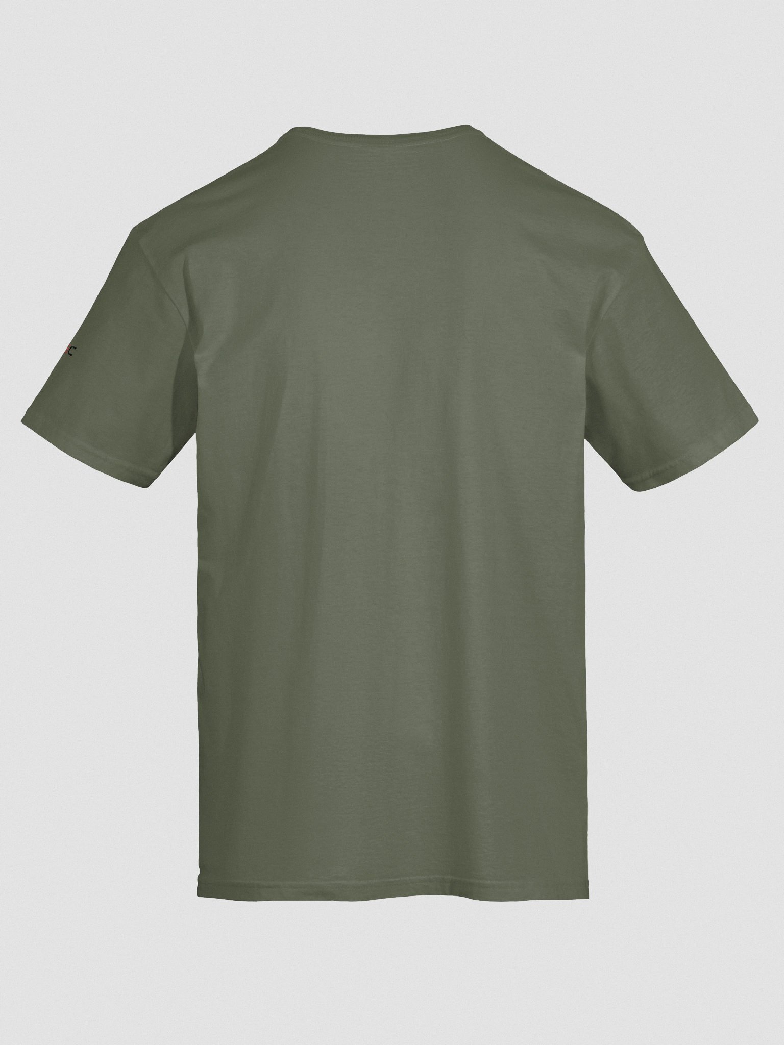 'You know the drill!' Embroidered Emblem Unisex T-Shirt (Military Green) product image (7)