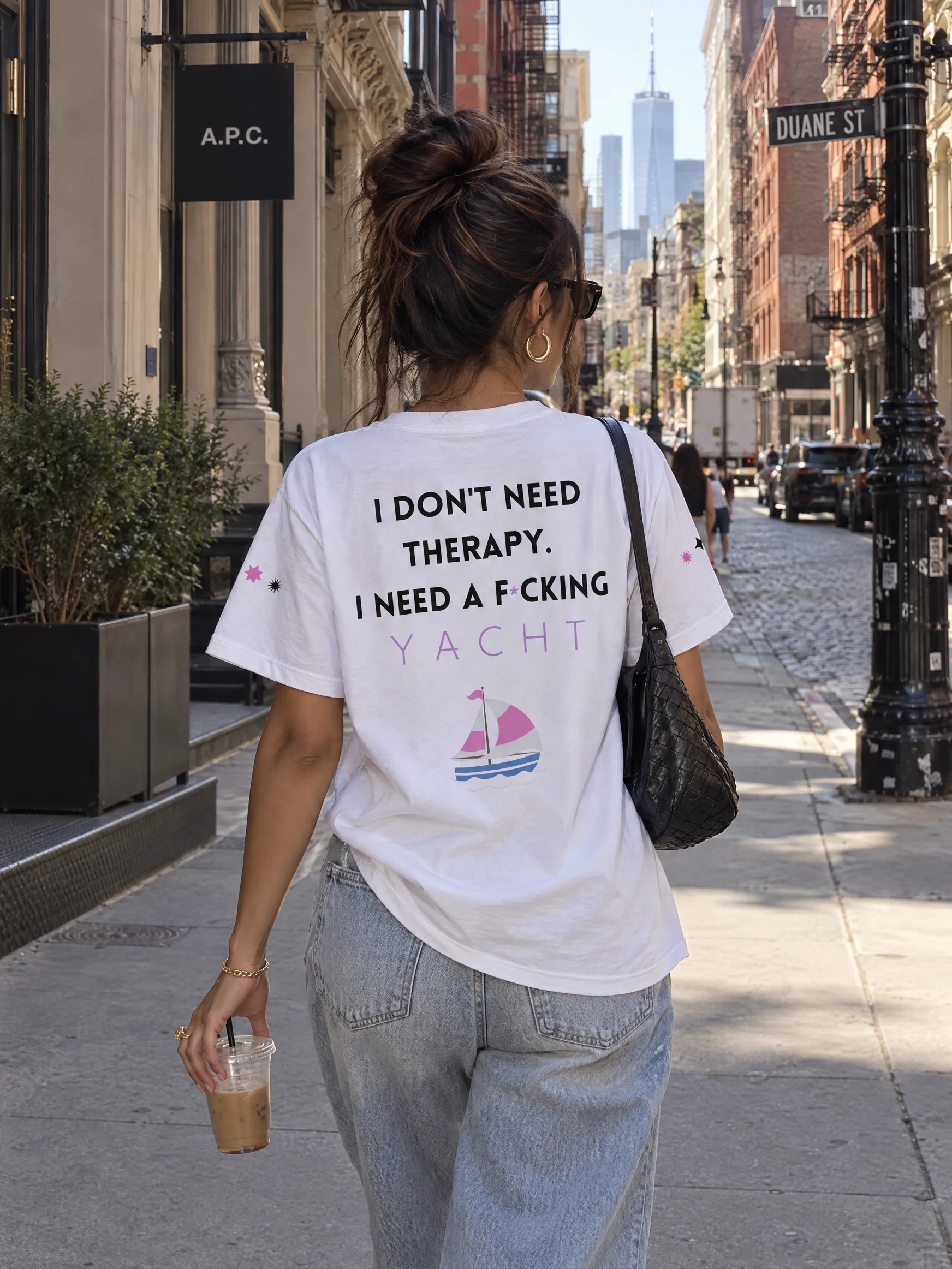 I don't need therapy. I need a fucking yacht. #1 — Solid White Blend, photo 5