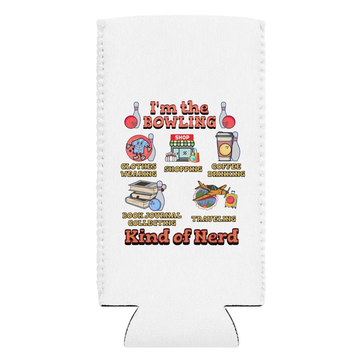 Im The Bowling Kind Of Nerd Fun Can Cooler product image (2)