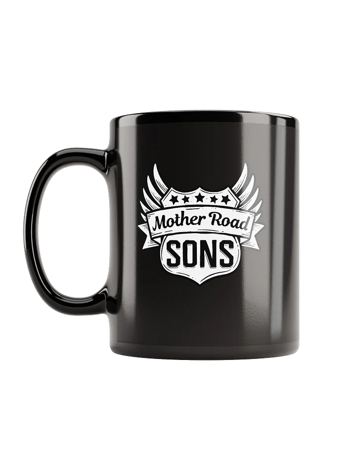 Logo Mug- Black w/ White product image (2)