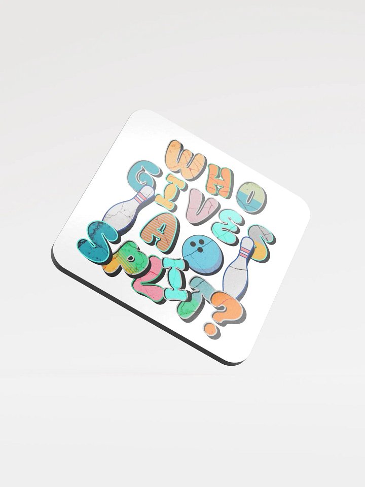 Who Gives A Split? Bowling Personality Coaster Set product image (2)