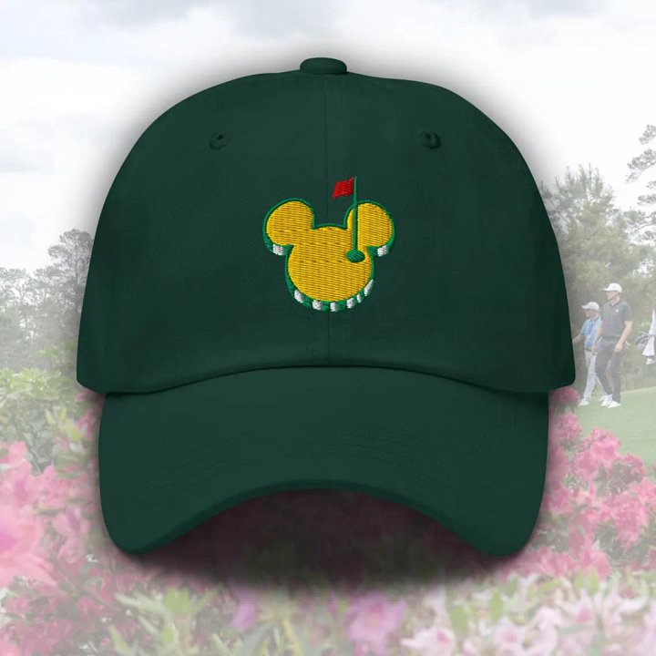 Masters Hot 2026: Mickey Golf Green Embroidered Hat - Premium Augusta Style Cap product image (1)