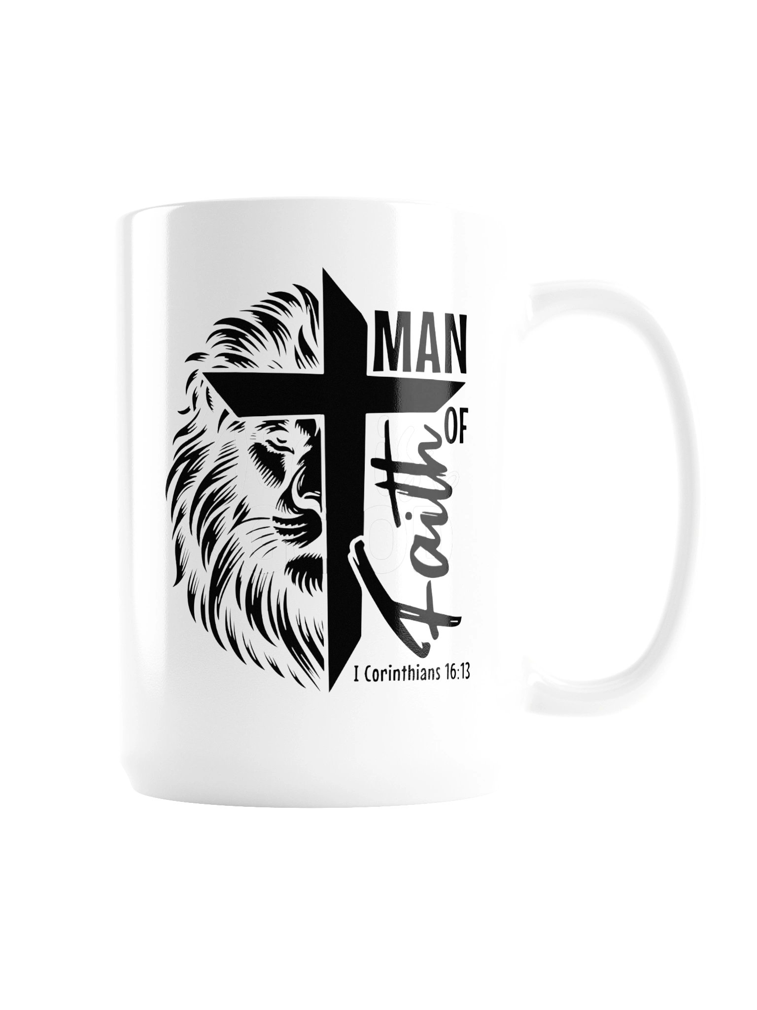 002-Man Of Faith Majestic Lion Mug product image (3)