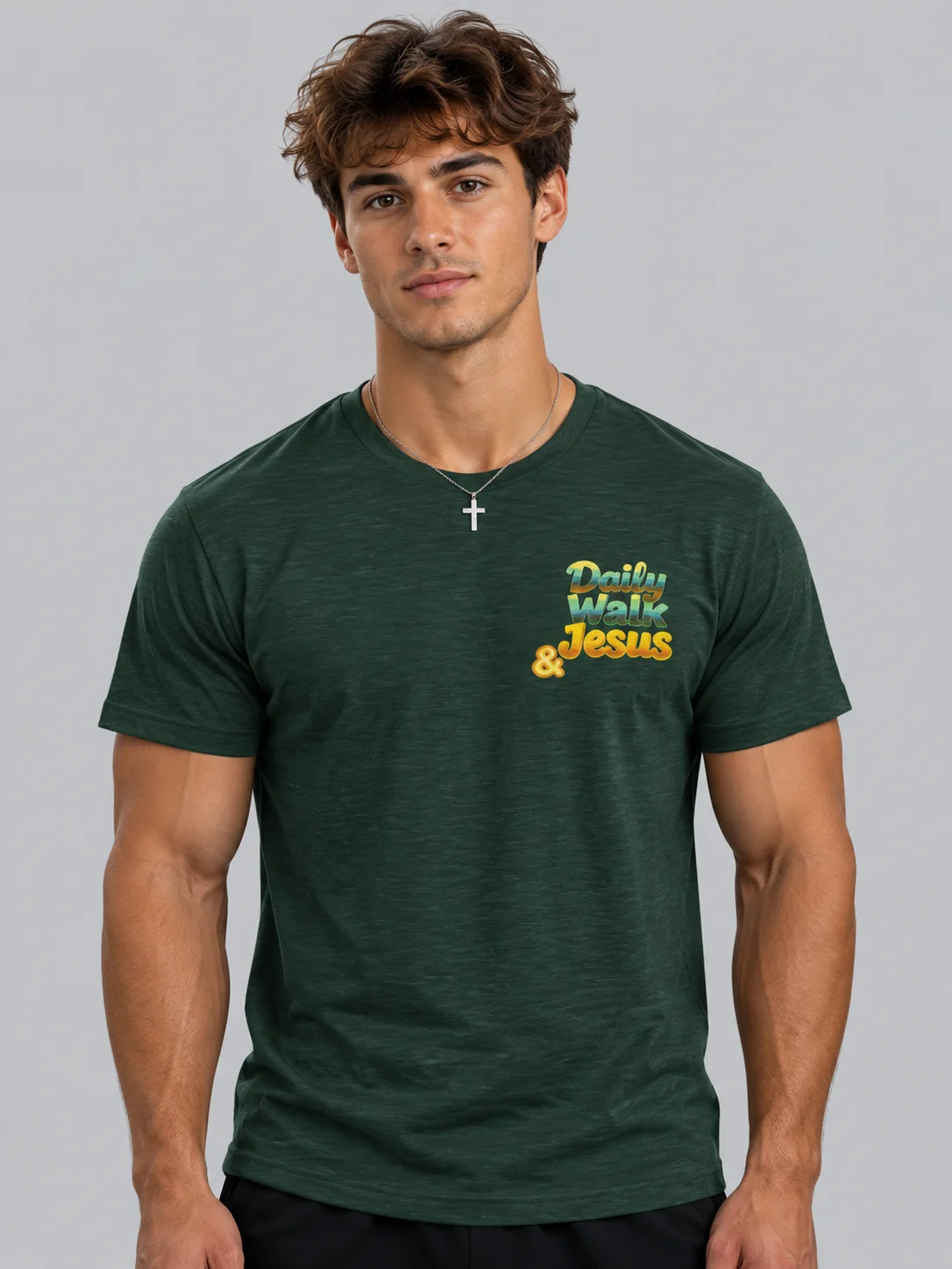 Daily Walk And Jesus T-shirt product image (1)