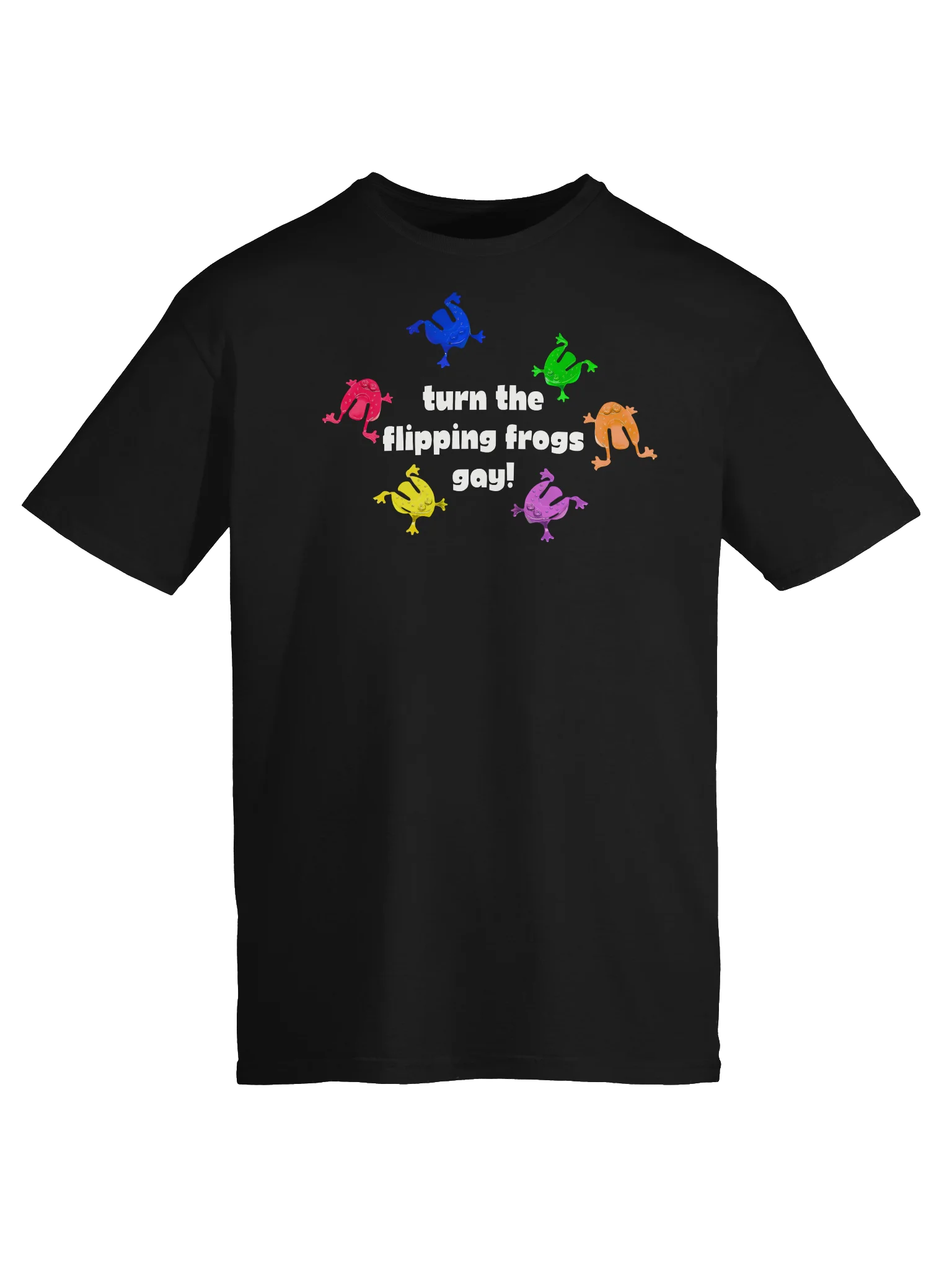 Turn the Flipping Frogs Gay — T-Shirt product image (37)