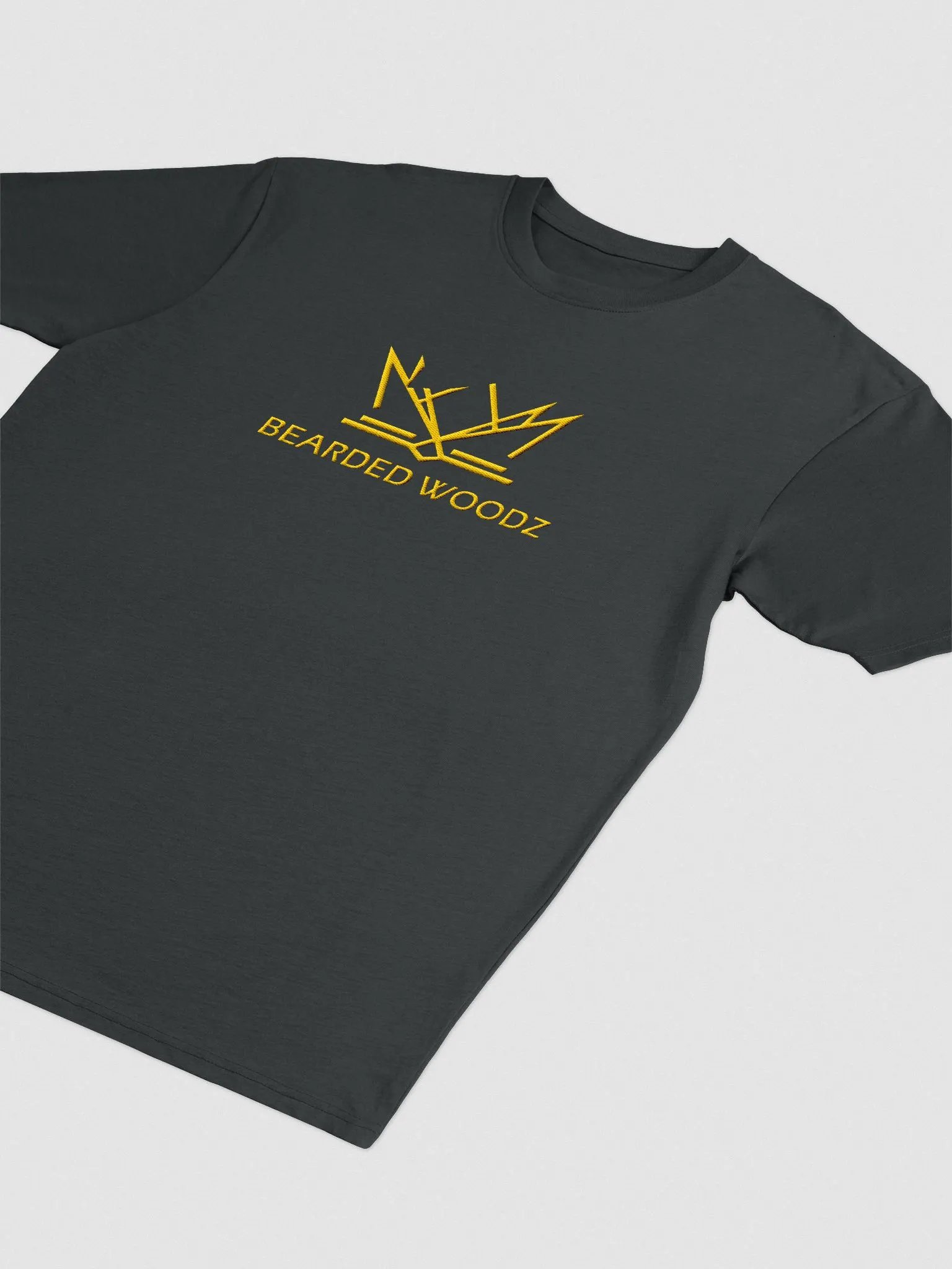 Men's Classic Bearded Woodz T-Shirt (Gold Embroidery) product image (2)