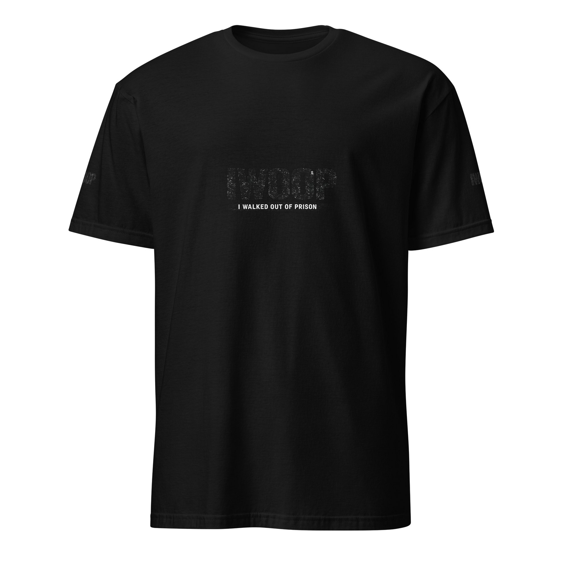 IWOOP Black Edition – I Walked Outta Prison Statement Tee product image (1)