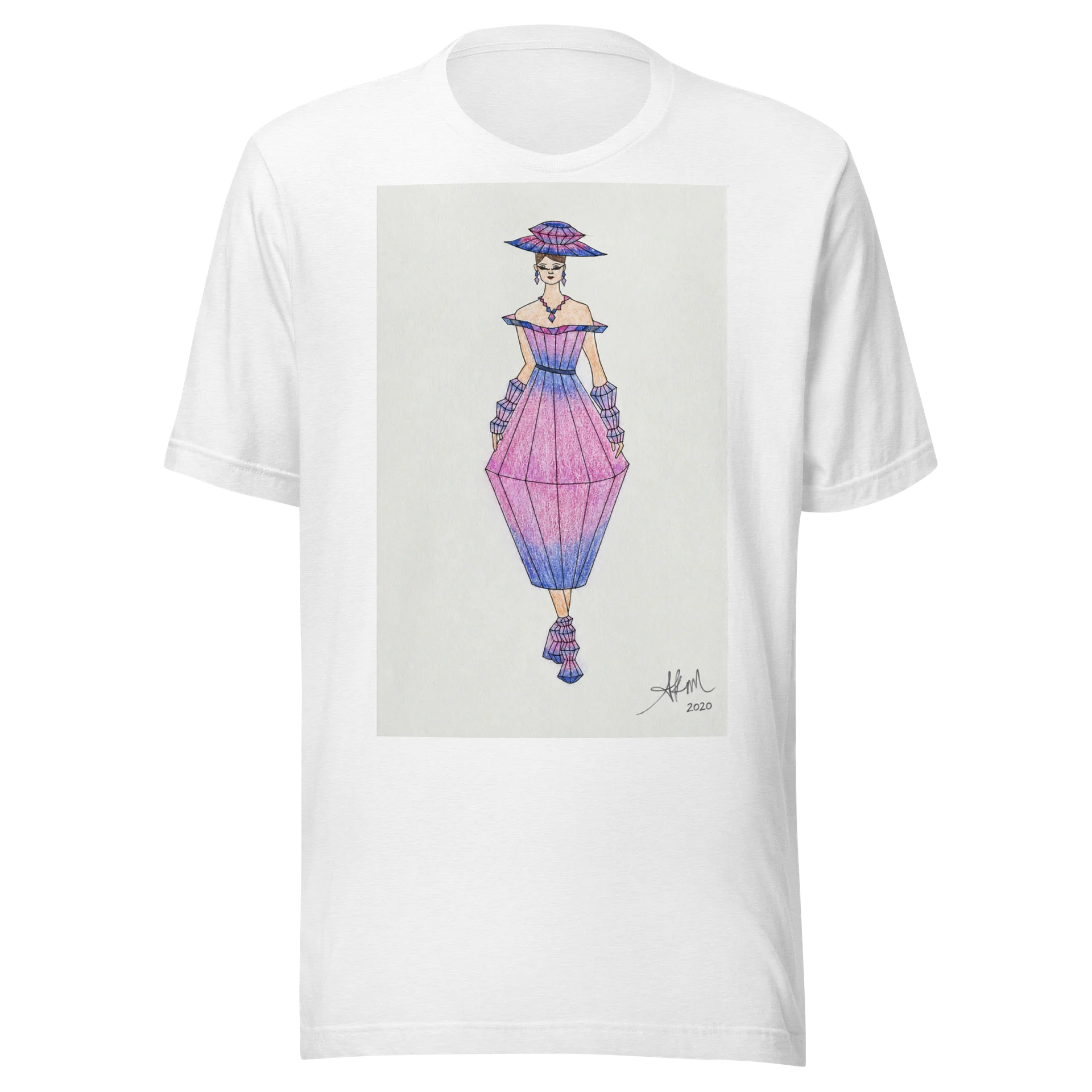 AK’s Gemstone Elegance Fashion Design - T-Shirt (Ver2) product image (1)