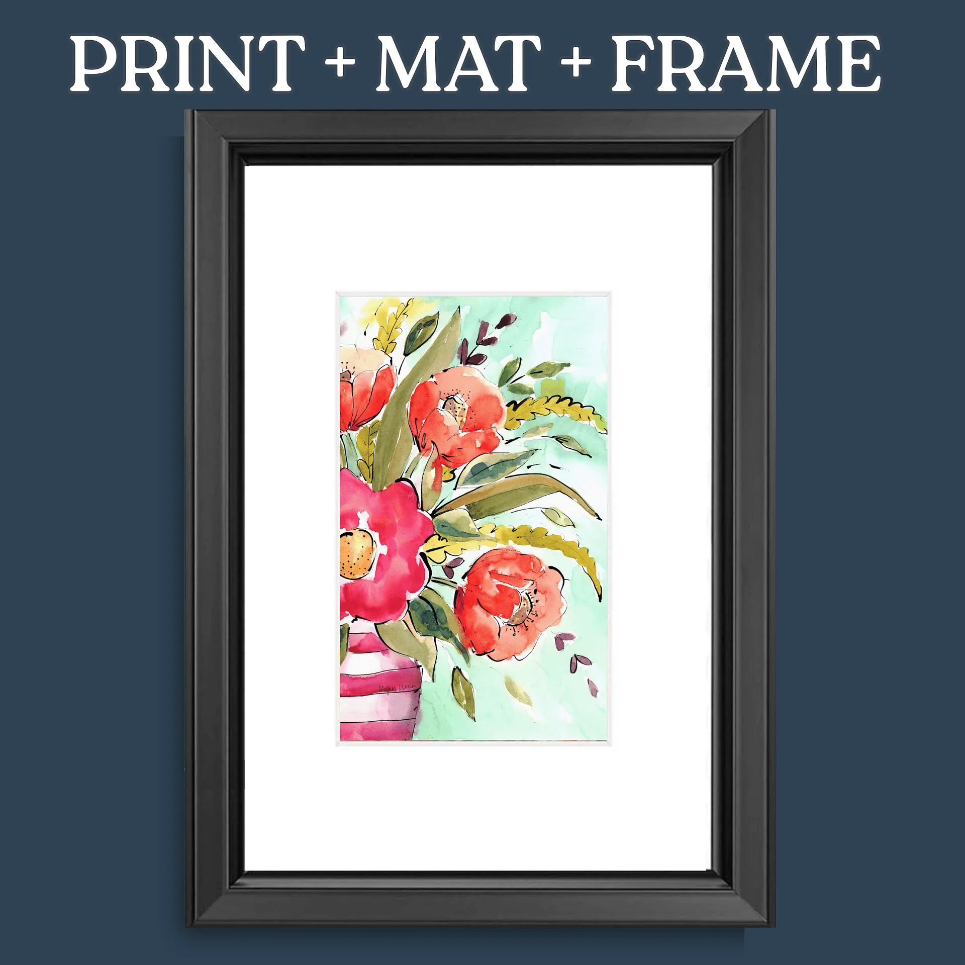 Floral Watercolor Print - Bold & Blooming product image (10)