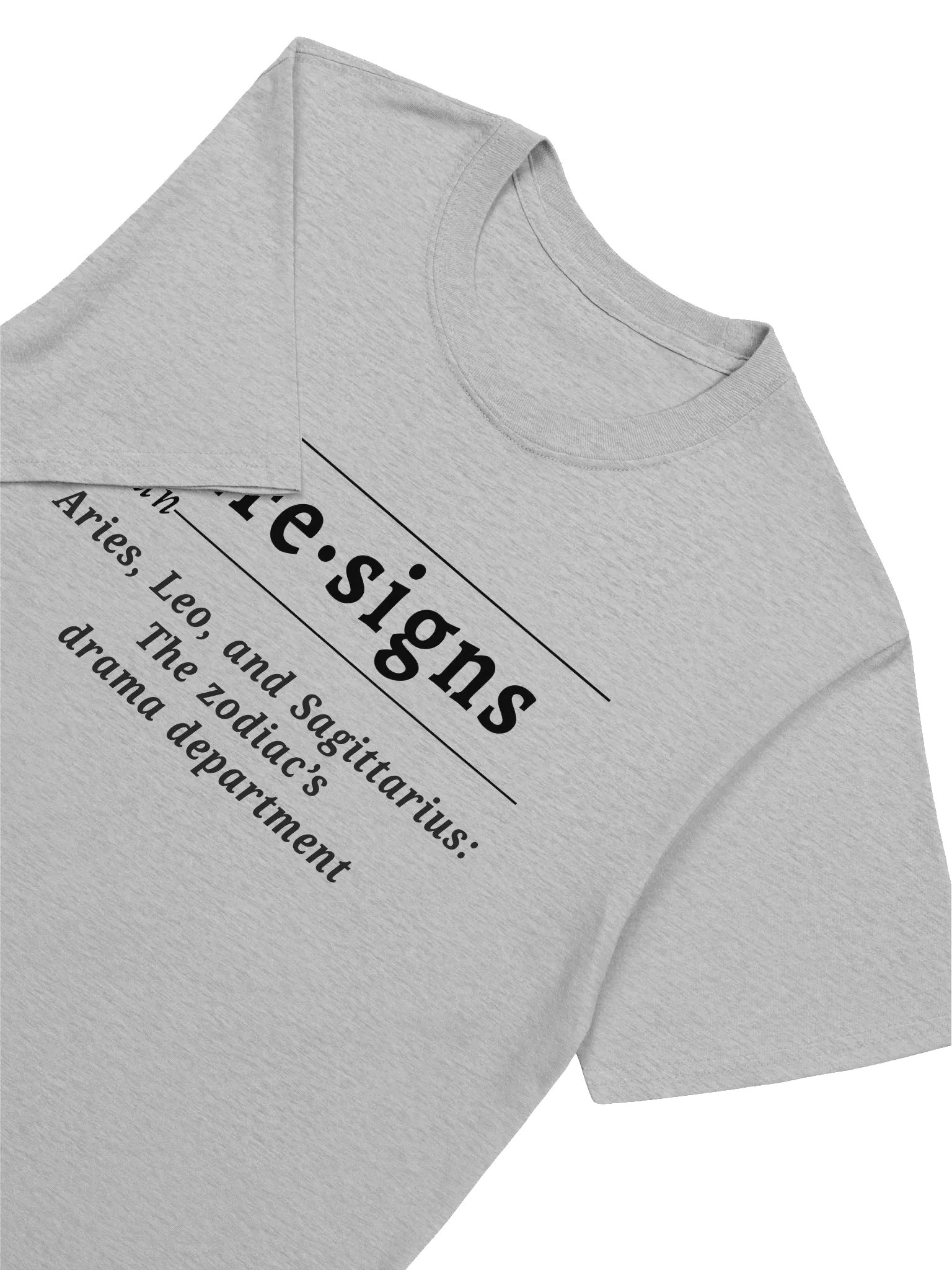 Fire Signs Def Unisex Tee v1 product image (2)