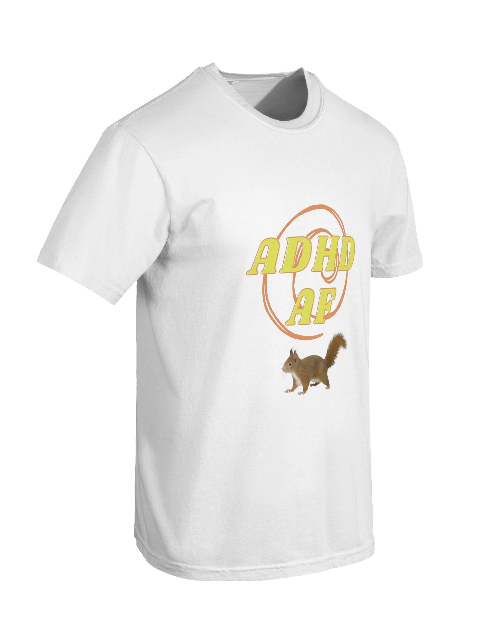 ADHD AF Orange Swirl T-Shirt product image (8)