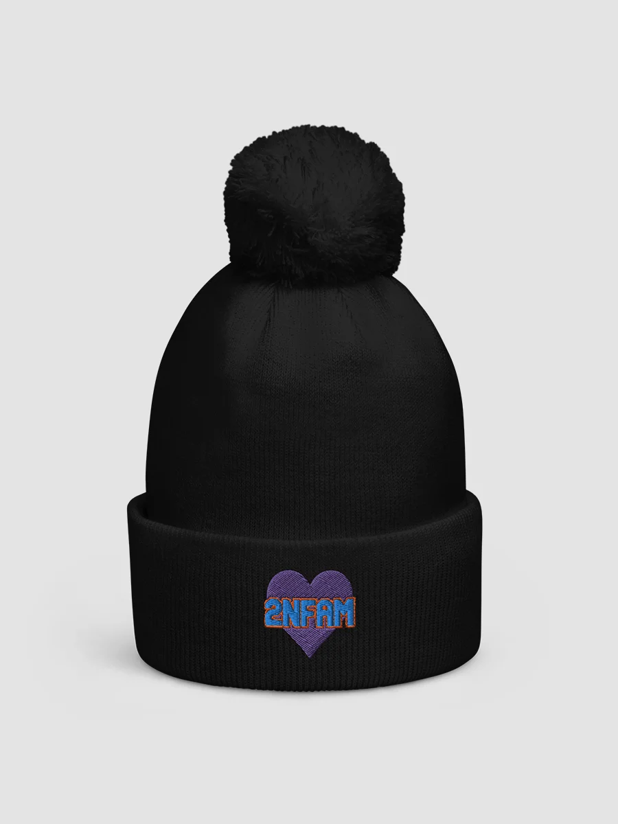 2NFAM Heart Solid Pom-Pom Beanie product image (1)