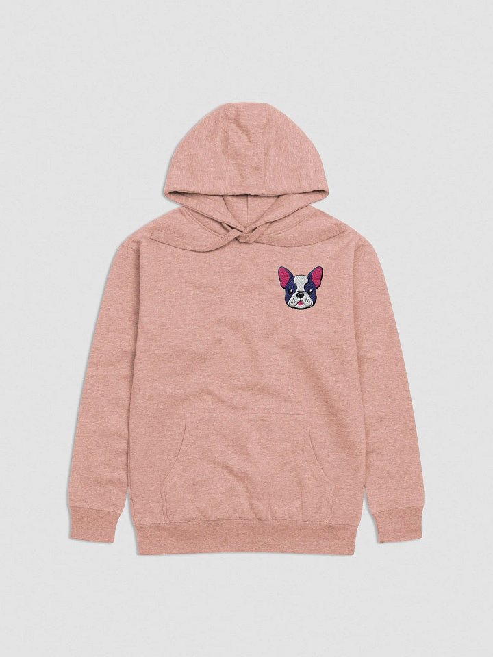 French Bulldog Face Graphic Premium Embroidered Hoodie product image (1)