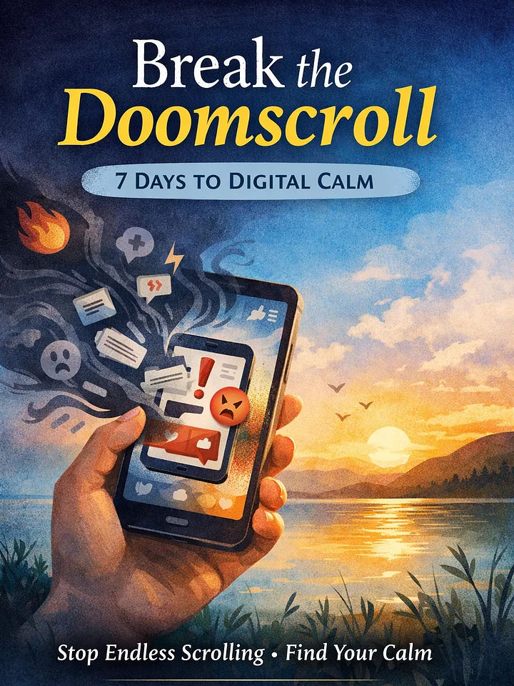 Break the Doomscroll: 7 Days to Digital Calm (PDF) product image (1)