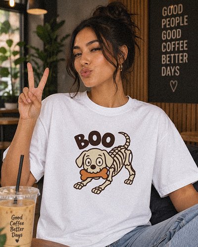 Bad to the bone, but make it cute. 🦴🎃 Every dog day afternoon deserves a little Halloween magic.