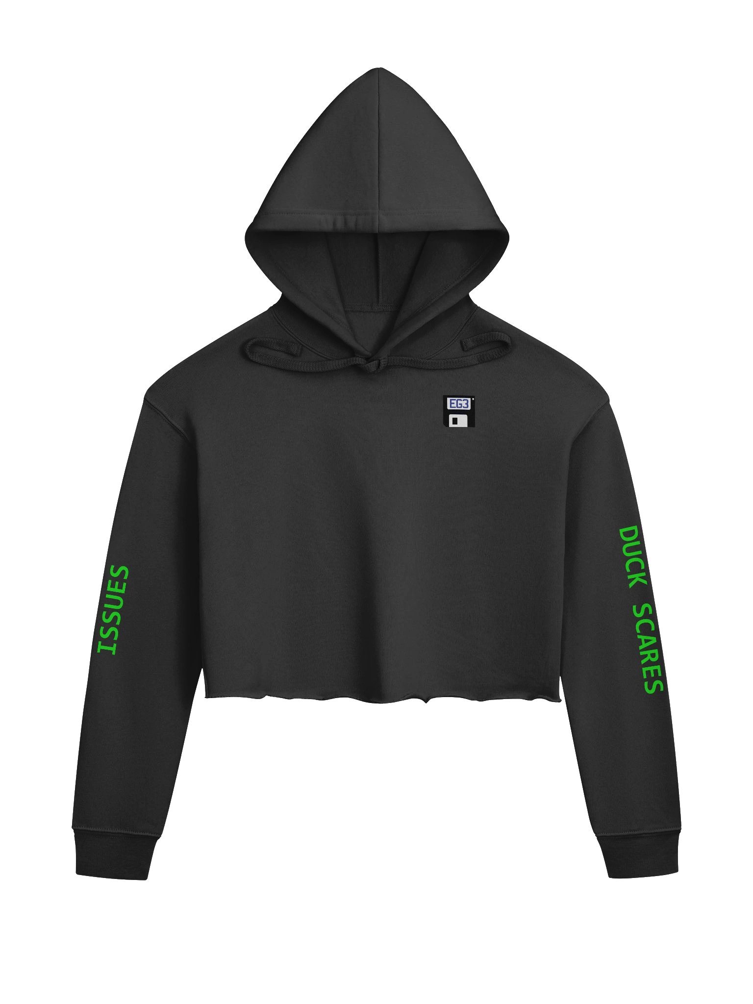 Ducky Issues Crop Hoodie product image (1)