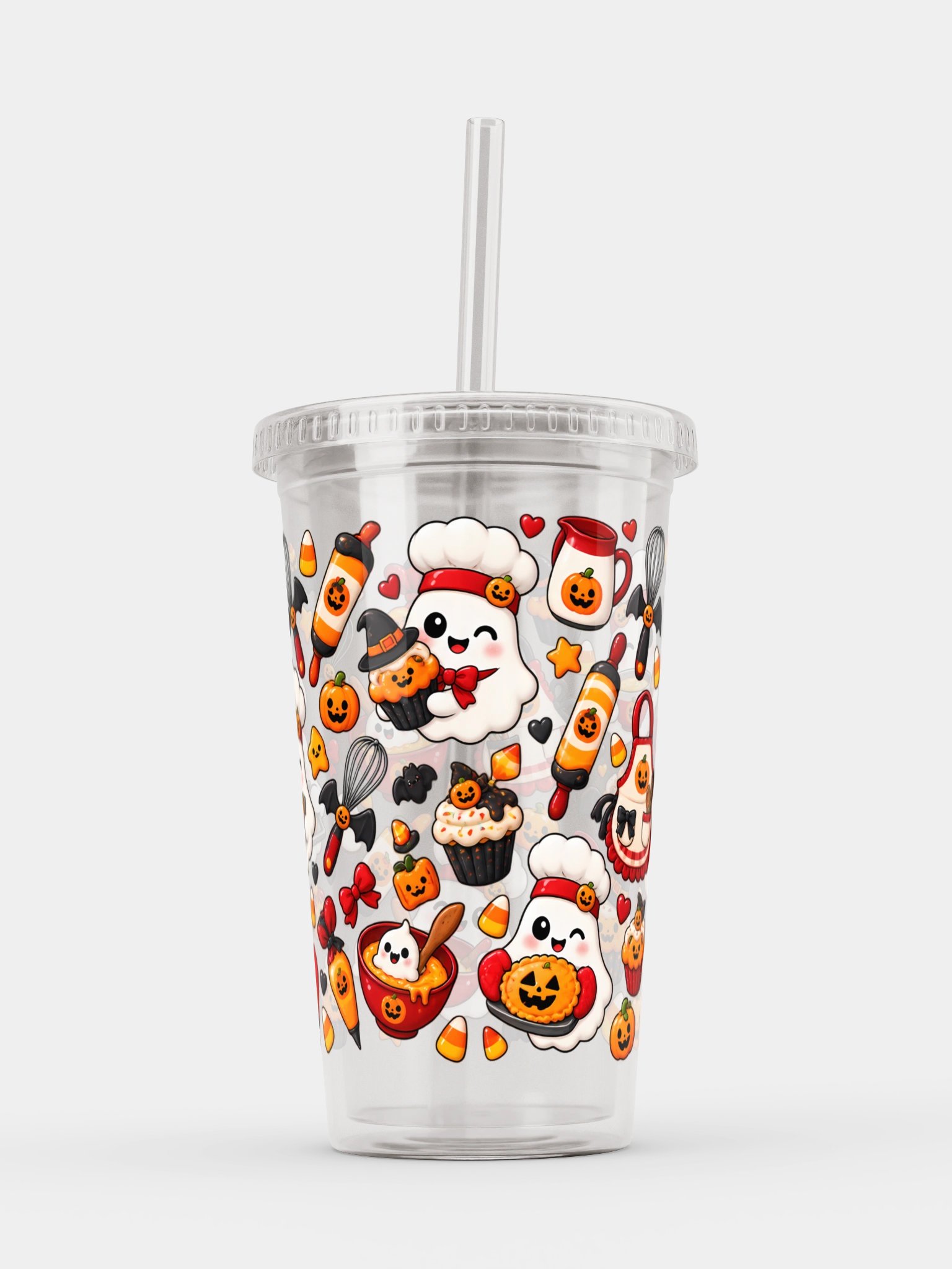 Halloween X Chef Mashup Clear Wall Tumbler 16 Oz (473 ml) product image (6)
