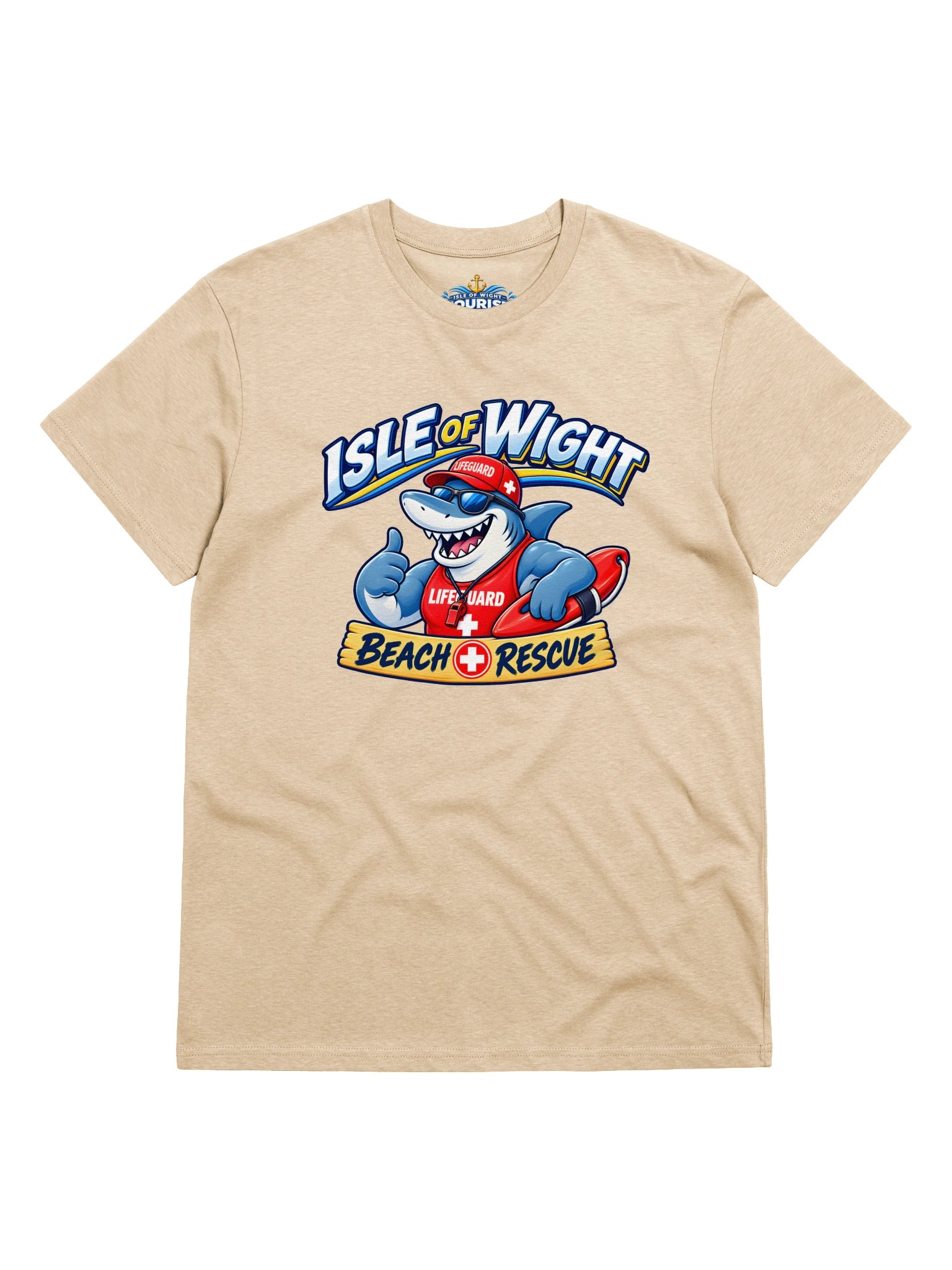 Isle of Wight Beach Rescue Shark T-Shirt product image (25)