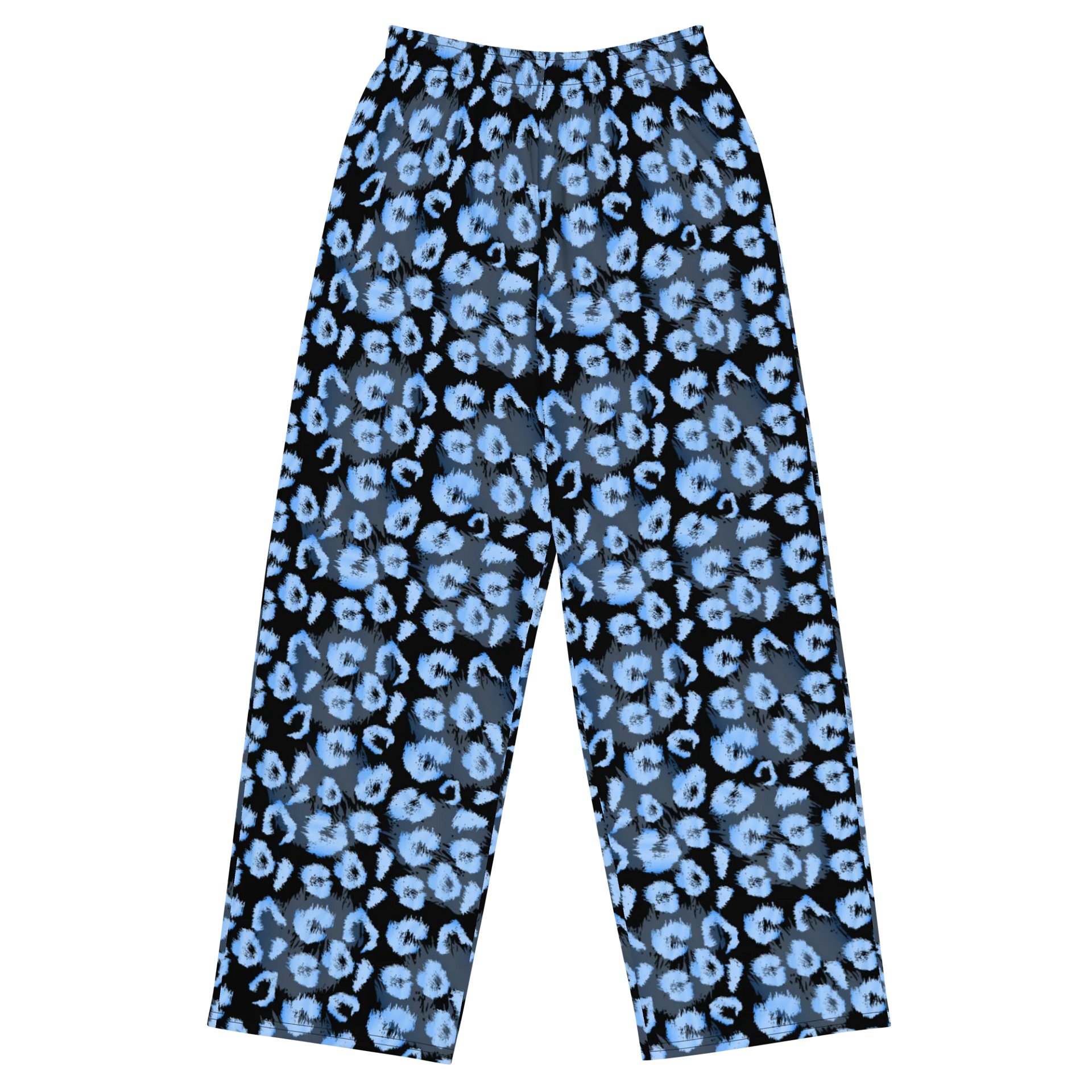 Trendy Animal Print Wide-Leg Pants for Comfortable Wear product image (1)