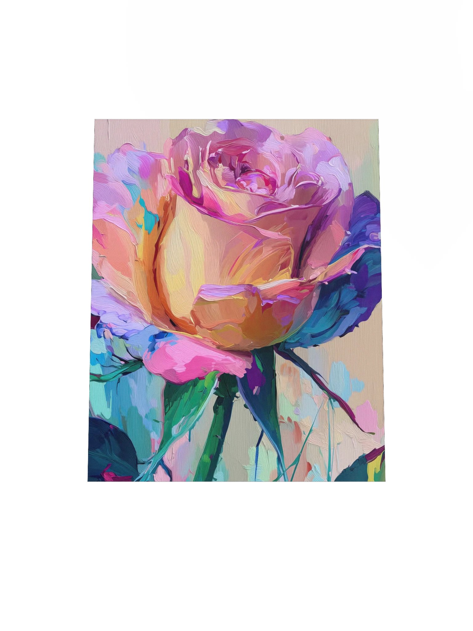 Impressionist Rose Poster product image (5)