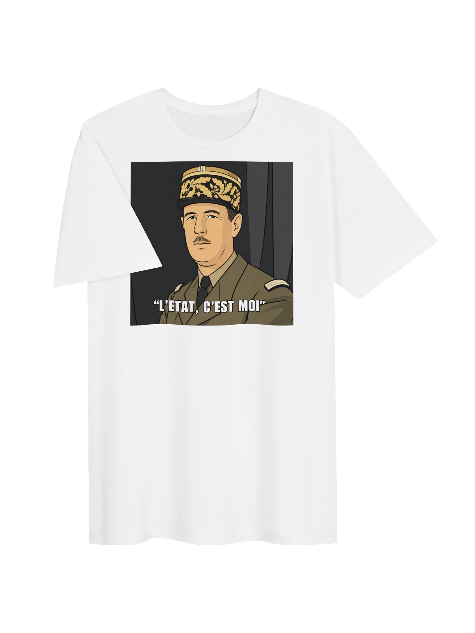L'etat c'est moi - Charles De Gaulle (Herr T-shirt) product image (39)