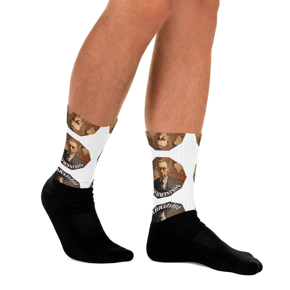 Sergej Rachmaninov - Oil Painting Portrait | Socks product image (11)