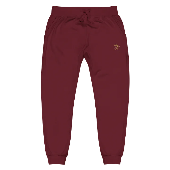 Crown-Her Set Apart Jogger — Maroon / Antique Gold product image (1)