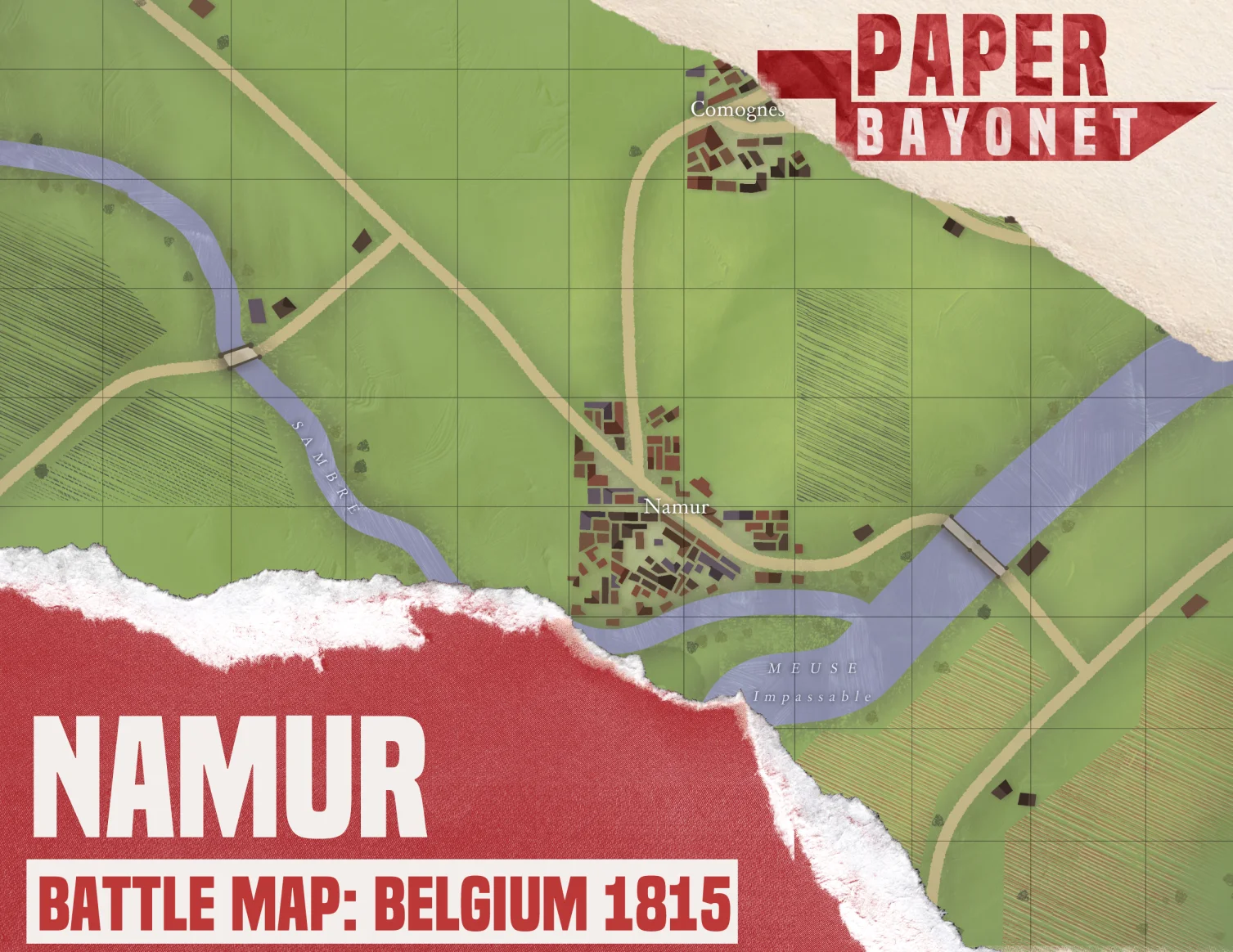 Namur battle map. product image (1)