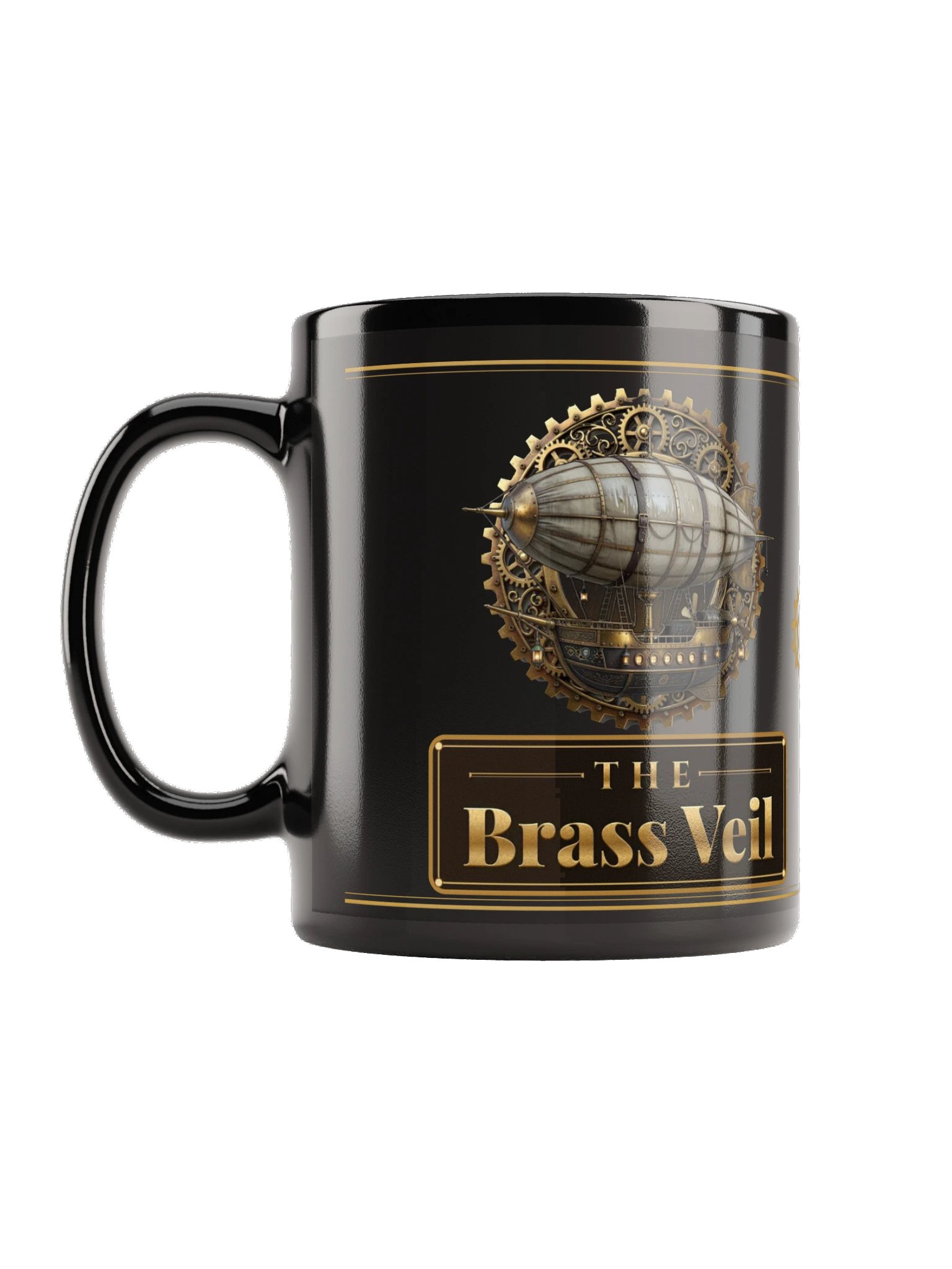 The Brass Veil — Mug (Black Glossy) product image (1)