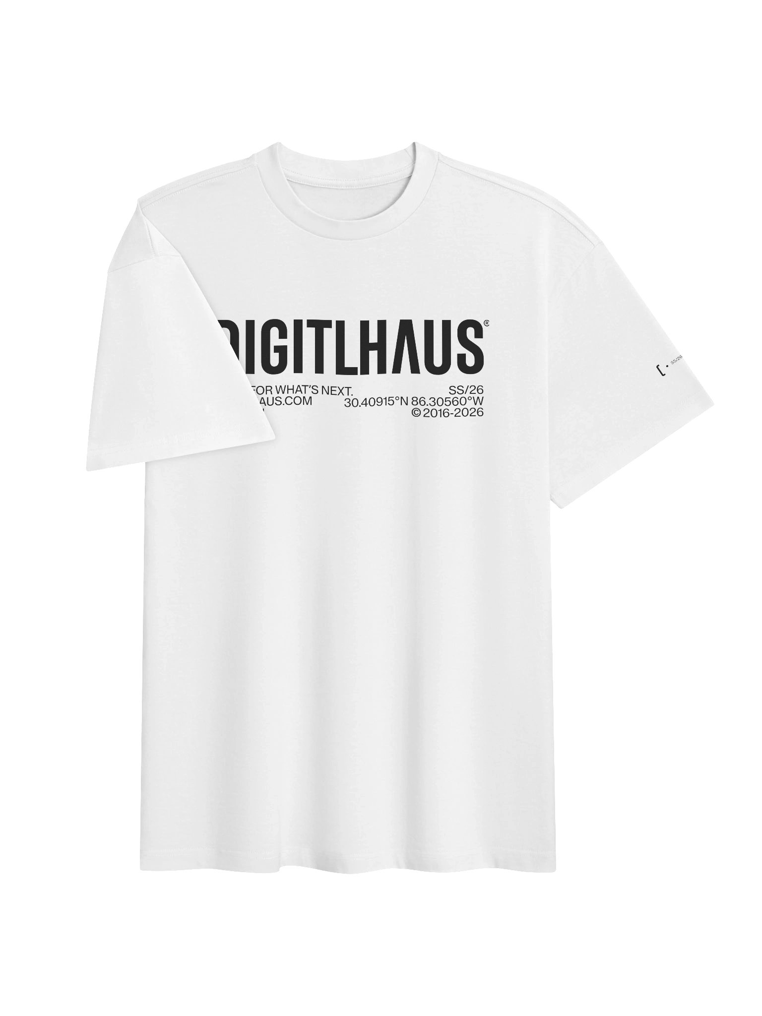 DigitlHaus Basics T-Shirt - White product image (7)
