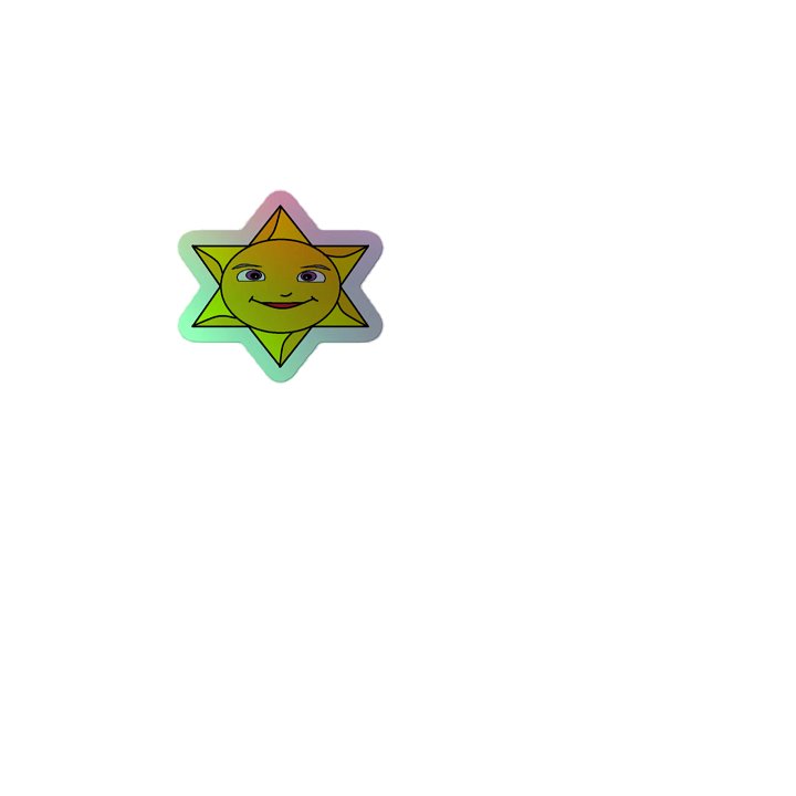 Sunny Smiles Holographic Sticker Set product image (2)